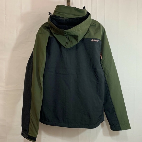 Guide Gear Mens NIB Soft-shell Hooded Jacket in Green/Black Size Large - Picture 6 of 9